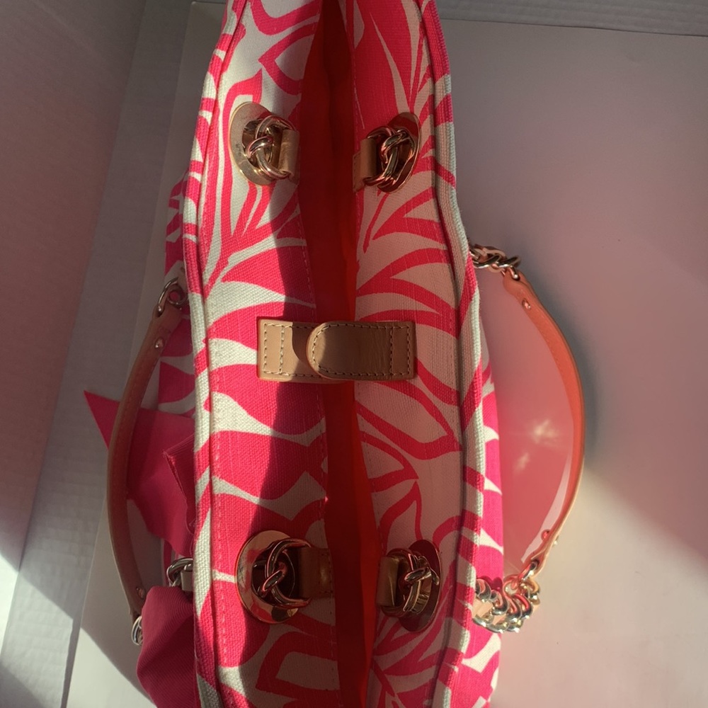 *LIKE NEW* Kate Spade Palm Fronds Print Tote - Picture 15 of 17